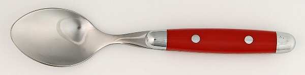 Jubilee-Red (Stainless, Plastic) Teaspoon