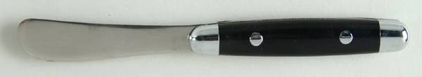 Jubilee-Black (Stainless, Plastic) Butter Spreader Hollow Hdl-Paddle/Stainless Blade