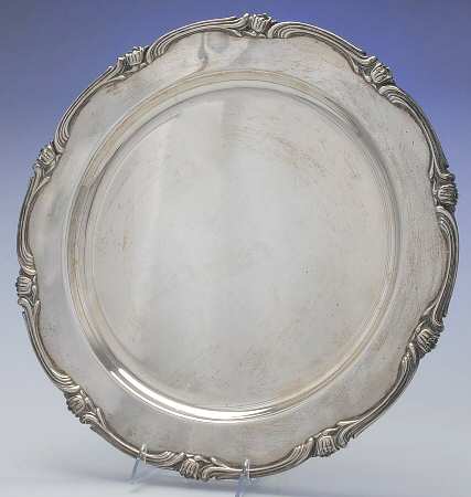 CXU5 (Sterling, Hollowware) 16" Round Tray