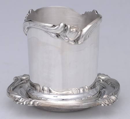 CXU5 (Sterling, Hollowware) Cigarette Set (Holder and Ashtray)