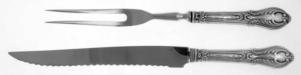 Cwv4 (Sterling) Small Stainless Blade 2-Piece Steak Carving Set