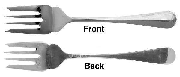 Queen Anne (Sterling) Individual Salad Fork