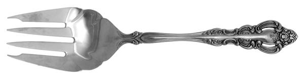 Donatello (Stainless) Medium Solid Cold Meat Serving Fork by Carico
