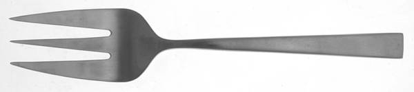 Clark Satin (Stainless) Medium Solid Cold Meat Serving Fork