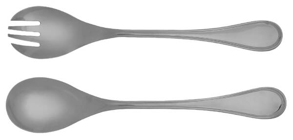 Albi-Calissa (Stainless, Glossy) (2 Pc) Solid Salad Set