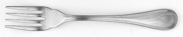 Albi-Calissa (Stainless, Glossy) Individual Solid Fish Fork