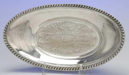 Silverplate Hollowware 12" Bread Tray