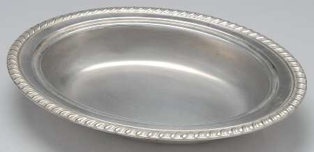 Silverplate Hollowware Double Vegetable Bowl-No Lid