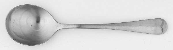 CKQ1 (Stainless) Round Bowl Soup Spoon (Cream Soup) by Crossroads