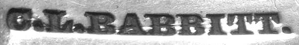 Coin Silver Flatware by Charles Babbitt