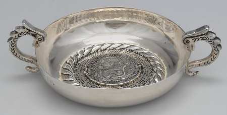 Sterling Hollowware 5" Handled Bon Bon Bowl