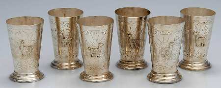 Sterling Hollowware Cordial Cup - Set of 6
