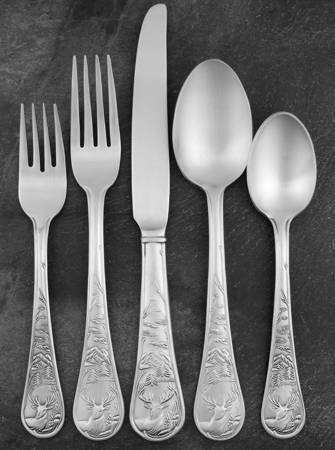 Deer (Stainless) 5 Piece Place Setting