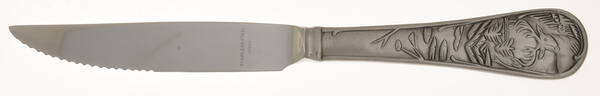 Deer (Stainless) Steak Knife Individual Hollow, Serrate HC