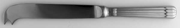 Osiris (Stainless, Ribbed Handle & Bolster) Cheese Knife with Stainless Blade