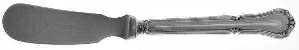 Baroque (Sterling) Butter Spreader Hollow Hdl-Paddle/Stainless Blade