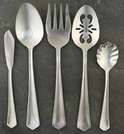 Sienna (Stainless, Pointed Tip) 5 Piece Hostess Set