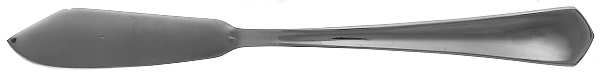Sienna (Stainless, Pointed Tip) Flat Handle Master Butter Knife