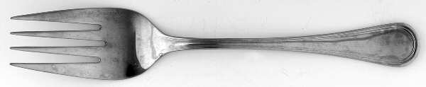 Mansfield (Stainless) Medium Solid Cold Meat Serving Fork