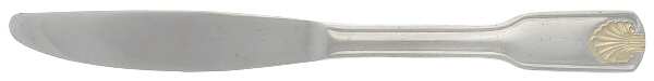 Shell-Gold Accent (Stainless) Modern Solid Knife
