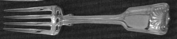 Fiddle Thread & Shell (Silverplate) Fork