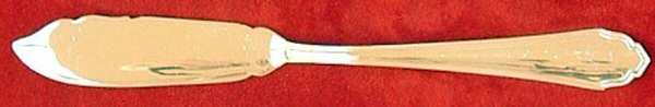 Chippendale (Sterling) Flat Handle Master Butter Knife