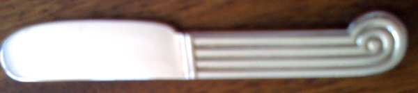 Strie Flat Handle Butter Spreader