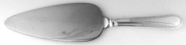 Bead (Silverplate) Pie Server with Stainless Blade