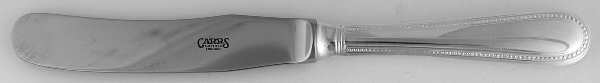 Bead (Silverplate) Hollow Handle Master Butter Knife