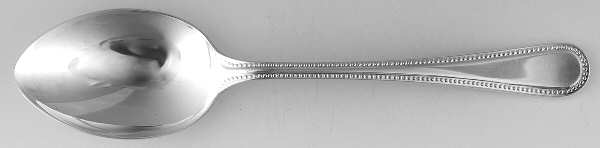 Bead (Silverplate) Dessert/Oval Soup Spoon
