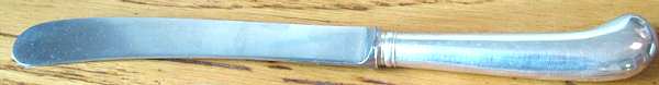 CBR13 (Sterling) Old French Hollow Pistol Knife by Cooper Bros & Sons