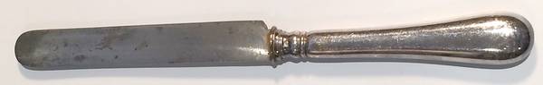 CTF93 (Silverplate) Blunt Hollow Knife by Christofle France