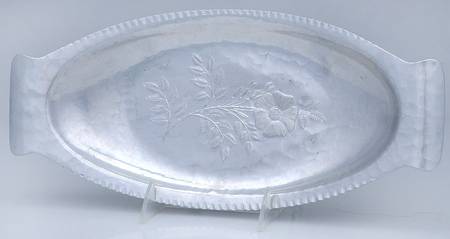 Wild Rose (Aluminum, Hollowware) 13" Bread Tray by Continental Silver
