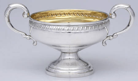 512 (Sterling, Hollowware) Weighted Mini Open Sugar