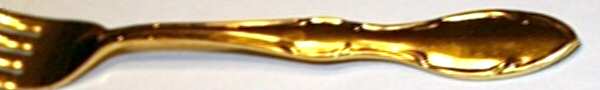 CSS13-Gold Electroplate Fork