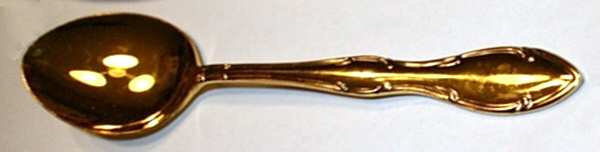 CSS13-Gold Electroplate Place/Oval Soup Spoon