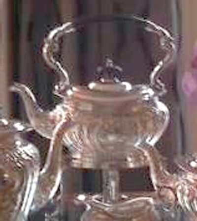 02019 (Silverplate, Hollowware) Kettle, Stand & Burner by Cheltenham & Co Ltd