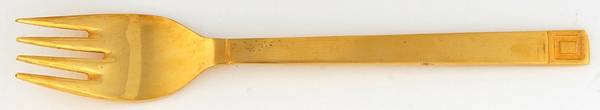 CSM31G (Gold Electroplate) Individual Salad Fork