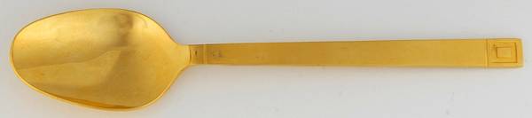 CSM31G (Gold Electroplate) Place/Oval Soup Spoon
