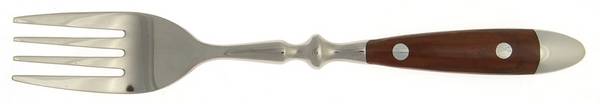 Bistro Woodgrain Brown (Stainless) Individual Salad Fork
