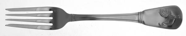 French Rooster (Stainless) Individual Salad Fork by Cuisinart Flatware