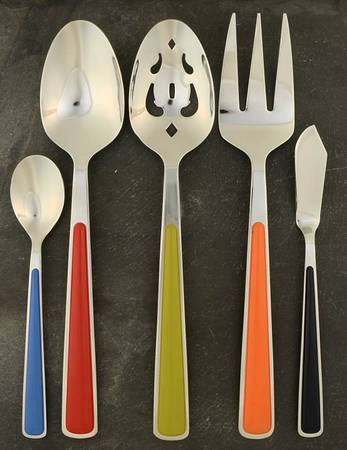 Fiesta-Merengue (Stainless) 5 Piece Hostess Set