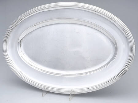Albi (Silverplate, Hollowware) 18" Oval Serving Platter