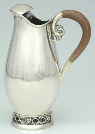 CM22 (Sterling, Hollowware) Ice Lip Water Pitcher by Codan (Mexico)