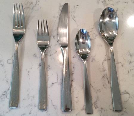 Torque (Stainless) by Crate &amp; Barrel Flatware
