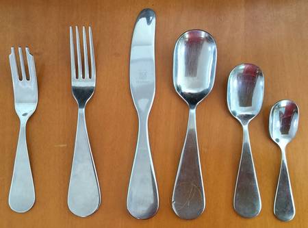 CDW17 (Stainless) by Calderoni Flatware