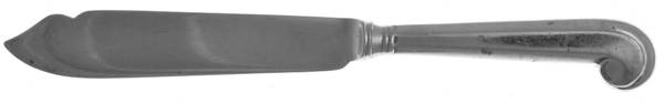 Dog Nose (Sterling) Individual Hollow Handle Fish Knife-Sterling Blade by CJ Vander