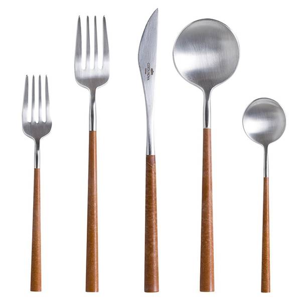 Mito Wood (Stainless) by Costa Nova Flatware