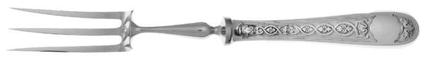 Villeroy (Silverplate) Large Stainless-Prong Roast Carving Fork