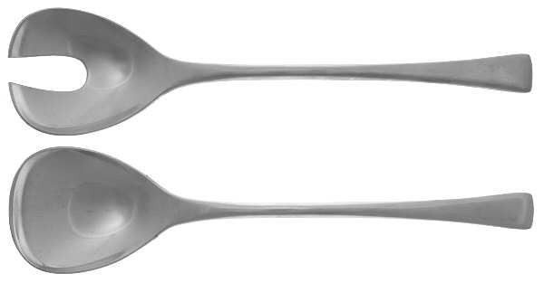 Guernica (Stainless, Satin) (2 Pc) Solid Salad Set